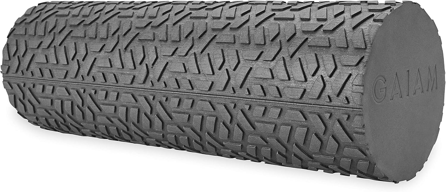 Gaiam Restore Compact Textured Foam Roller for Muscle Repair and Exercise – 12”L X 4" Diameter Massager Roller – Ideal for Improved Circulation and Easing Muscle Tension - Image 2