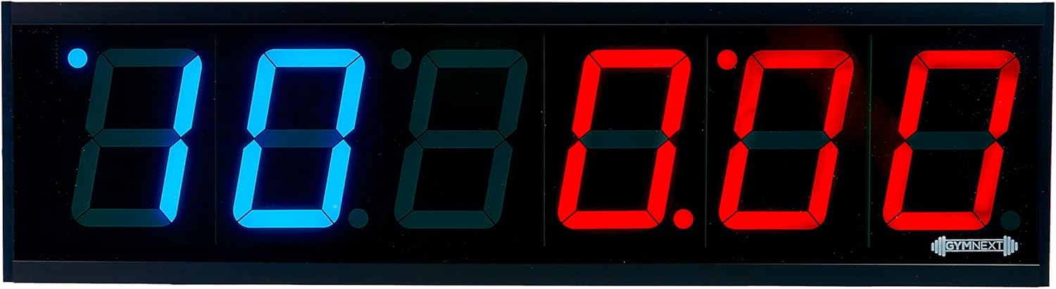 Flex Timer - Home Edition - Bluetooth App-Controlled Wall Mounted 13" LED Gym Clock with Medium 2.3" Digits for CrossFit, Tabata, HIIT, EMOM, MMA, Boxing, Interval Training, Circuits, Workouts - Image 3