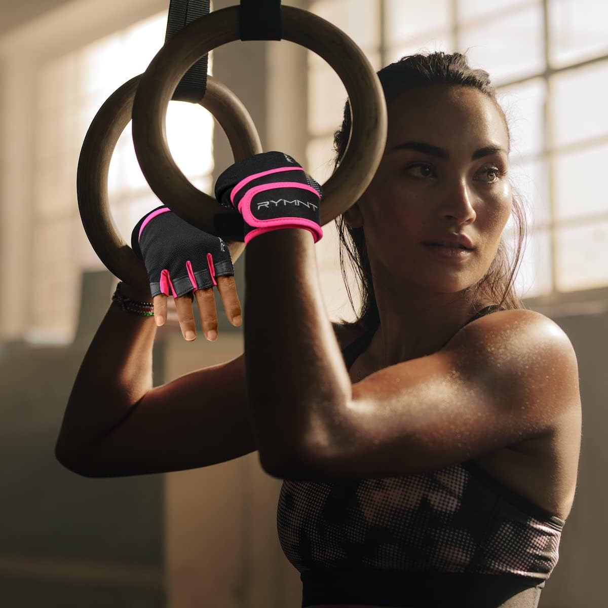 Workout Gloves with Wrist Wrap Support, Weight Lifting Gloves with Full Palm Protection & Extra Grip for Men Women Gym Exercise, Fitness, Weightlifting, Pull ups - Image 8