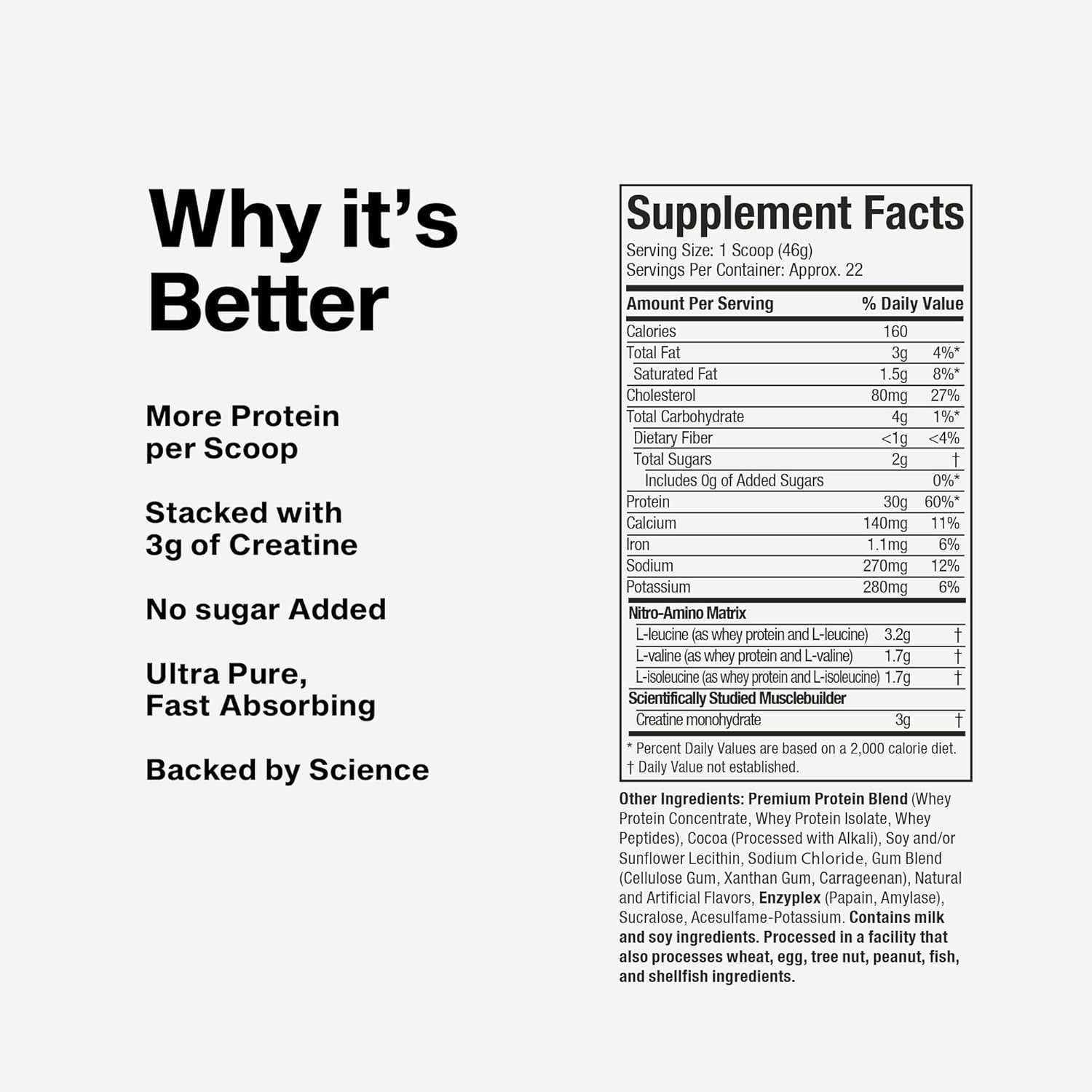 Muscletech Whey Protein Powder (Strawberry, 4 Pound) - Nitro-Tech Ultimate Muscle Building Formula with Whey Protein Isolate - 30g of Protein, 3g of Creatine & 6.8g of BCAA - Packaging May Vary - Image 9