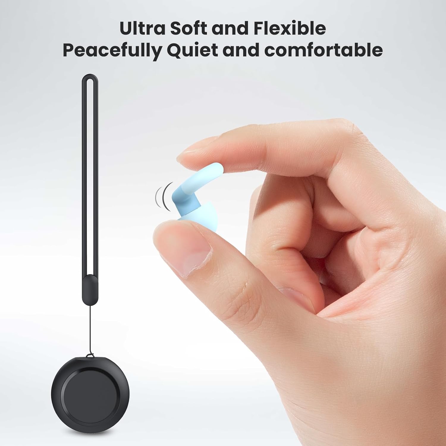 Earplugs for Sleeping,Noise Reduction Soft Silicone Ear Plugs with 7 Pairs Ear Tips&One Connection Cord,Hearing Protection Reusable Earplugs for Sleeping,Concert, Work&Sound Reduction 25dB-30db - Image 6