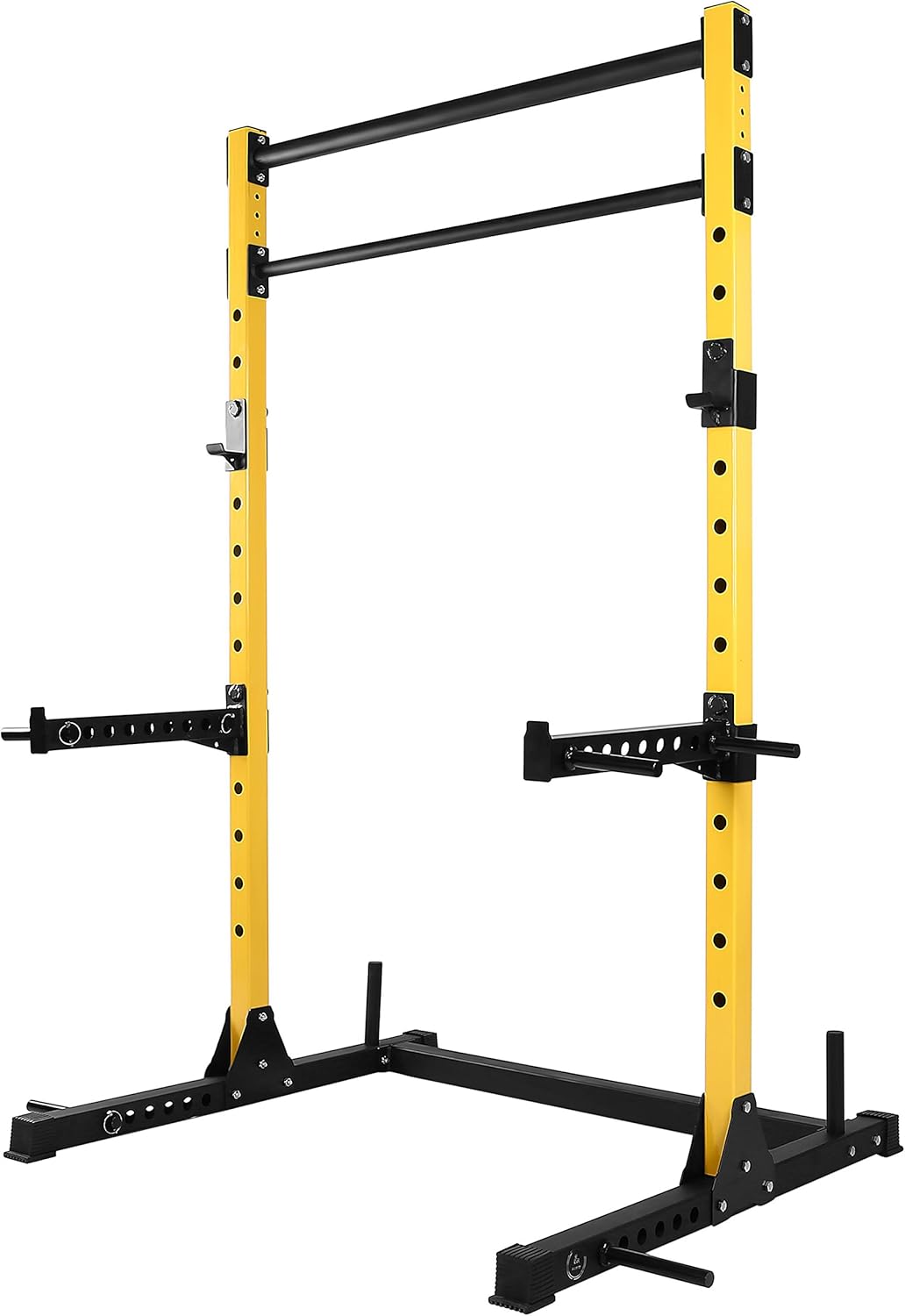 HulkFit Multi-Functional Adjustable Pro Series Power Cage Weight Rack, Squat Rack for Home Gym with 2 Pull Up Bars, Strength Training Exercise Equipment for Bench Press, Squats, and Deadlifts - Image 2