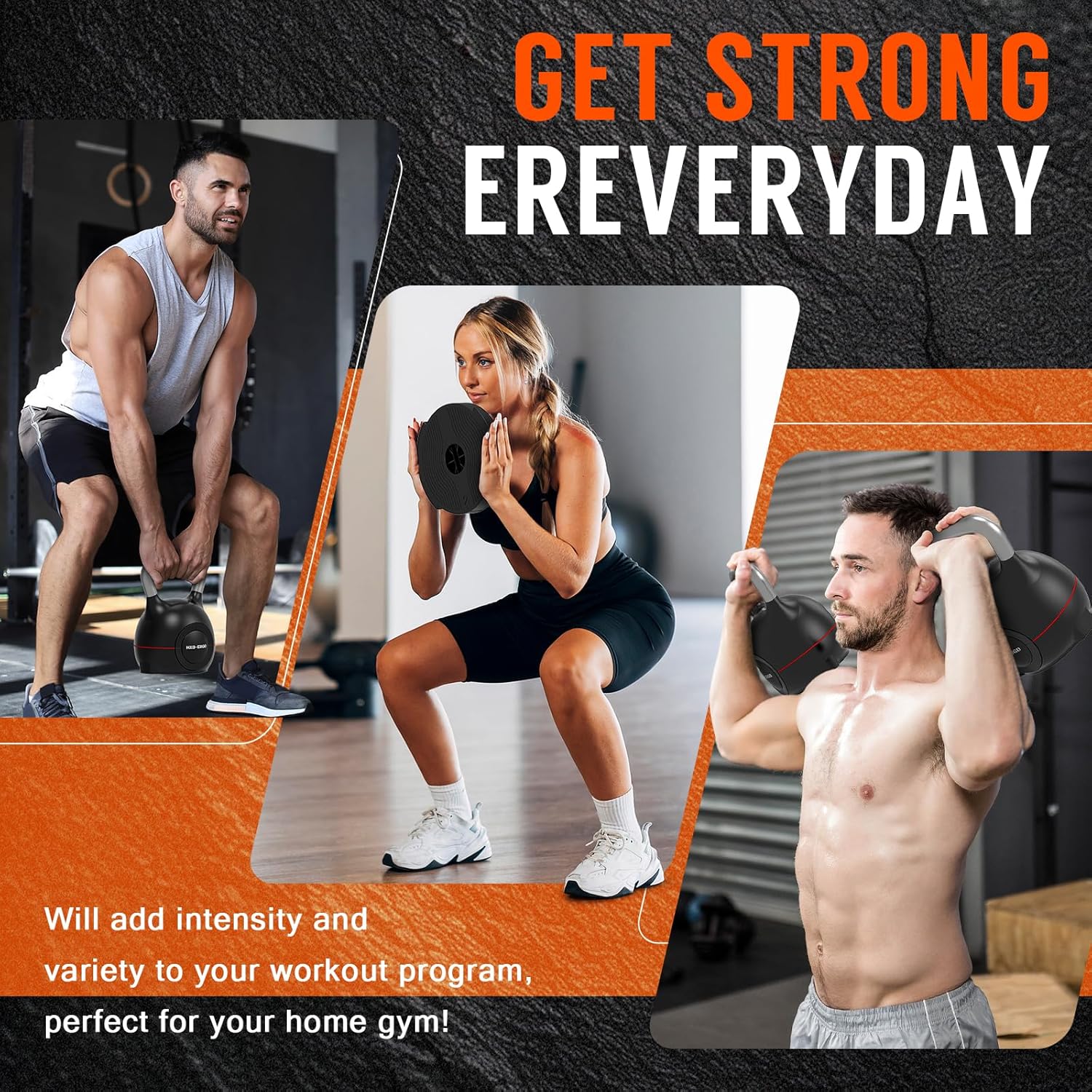 HXD-ERGO Adjustable Kettlebell Weight Set-Quickly Adjusts Weights, Comfortable Grip, Ergonomic Kettlebell Sets For Home Gym - Image 7