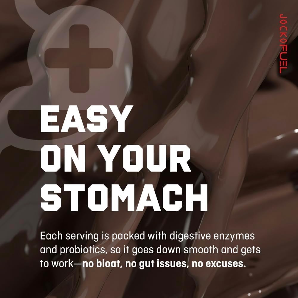 Jocko Fuel Whey Protein Powder, Chocolate Peanut Butter, 22g Protein, Digestive Enzymes + Probiotic Blend, No Sugar Added, with Essential Amino Acids + Electrolyte Minerals, 25 Servings - Image 8