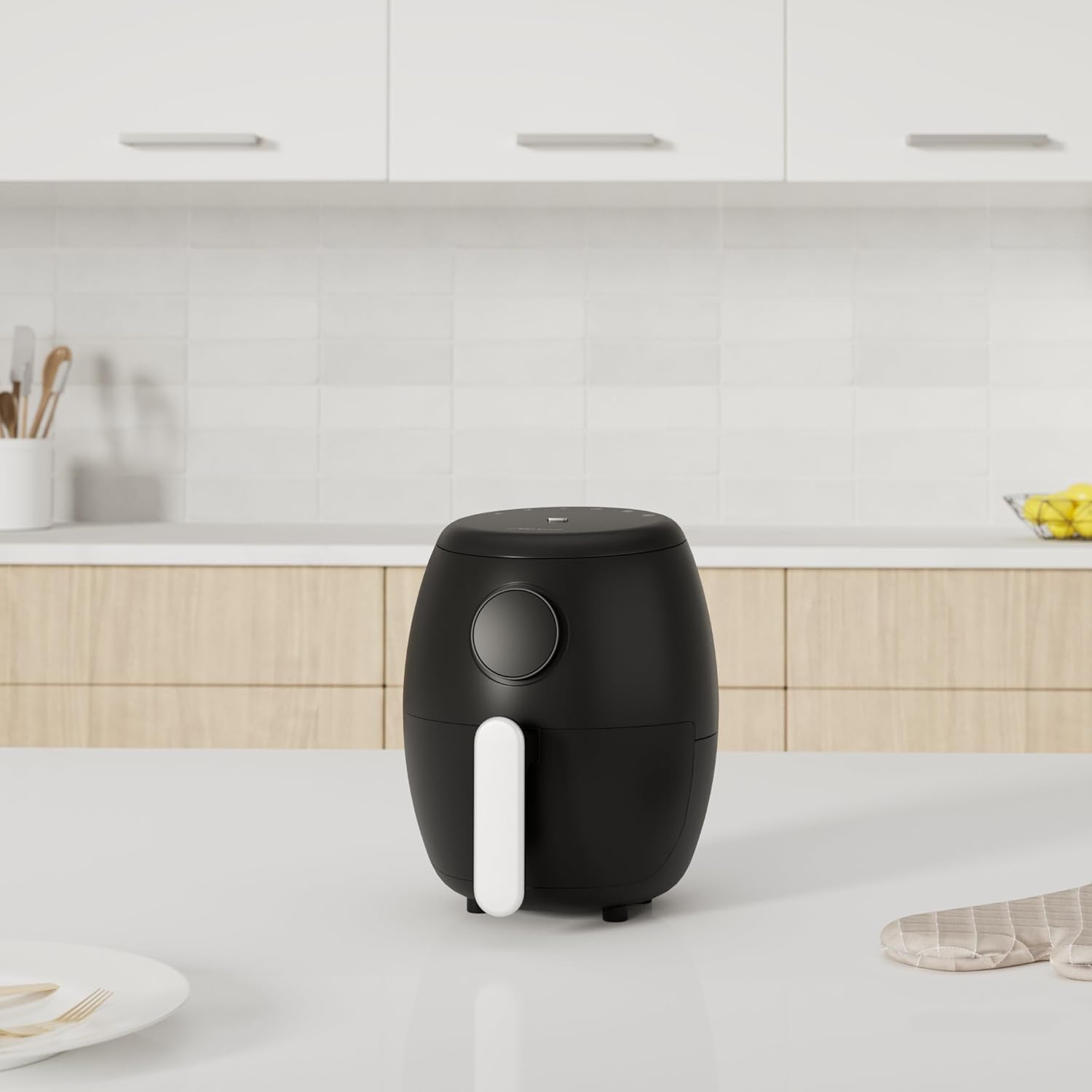 Belaco Air Fryer, 2.1Qt Digital Display, Rapid Air Circulation, Air Fryers, 60 Min Timer, Small Air Fryer, Adjustable Temperature, Dishwasher Safe Basket BEL-AF-02 - Image 3