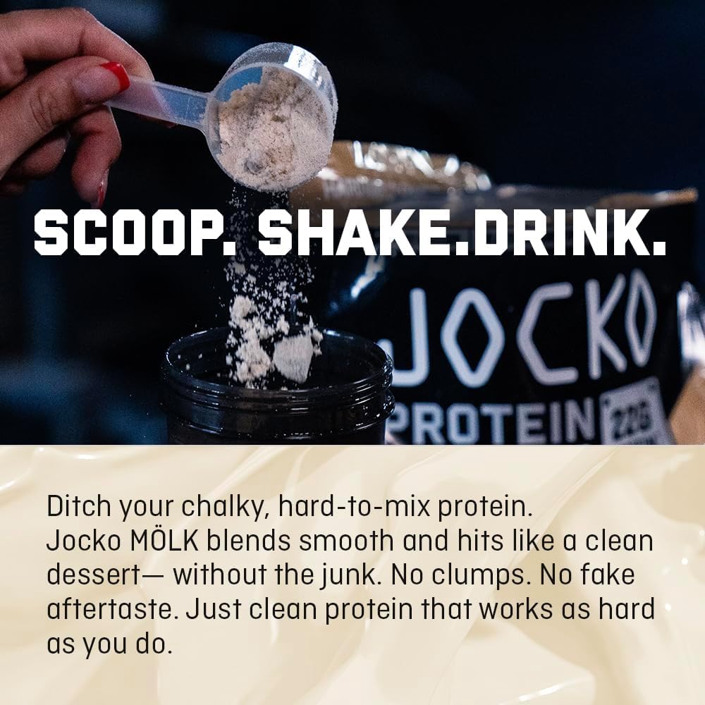 Jocko Fuel Whey Protein Powder, Chocolate Peanut Butter, 22g Protein, Digestive Enzymes + Probiotic Blend, No Sugar Added, with Essential Amino Acids + Electrolyte Minerals, 25 Servings - Image 7