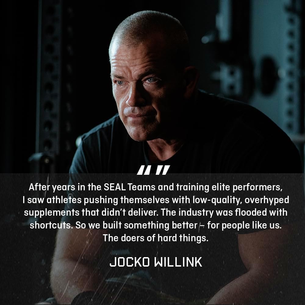 Jocko Fuel Whey Protein Powder, Chocolate Peanut Butter, 22g Protein, Digestive Enzymes + Probiotic Blend, No Sugar Added, with Essential Amino Acids + Electrolyte Minerals, 25 Servings - Image 11