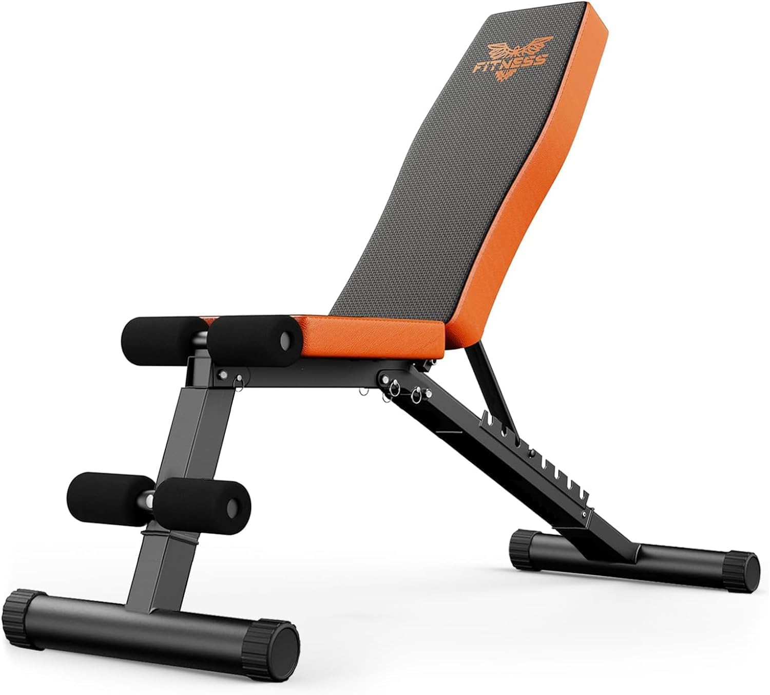 naspaluro Adjustable Weight Bench for Home Gym Foldable Workout Bench Press 880LB Incline Sit Up Bench for Full Body Workout with 3-Sec Folding - Image 2