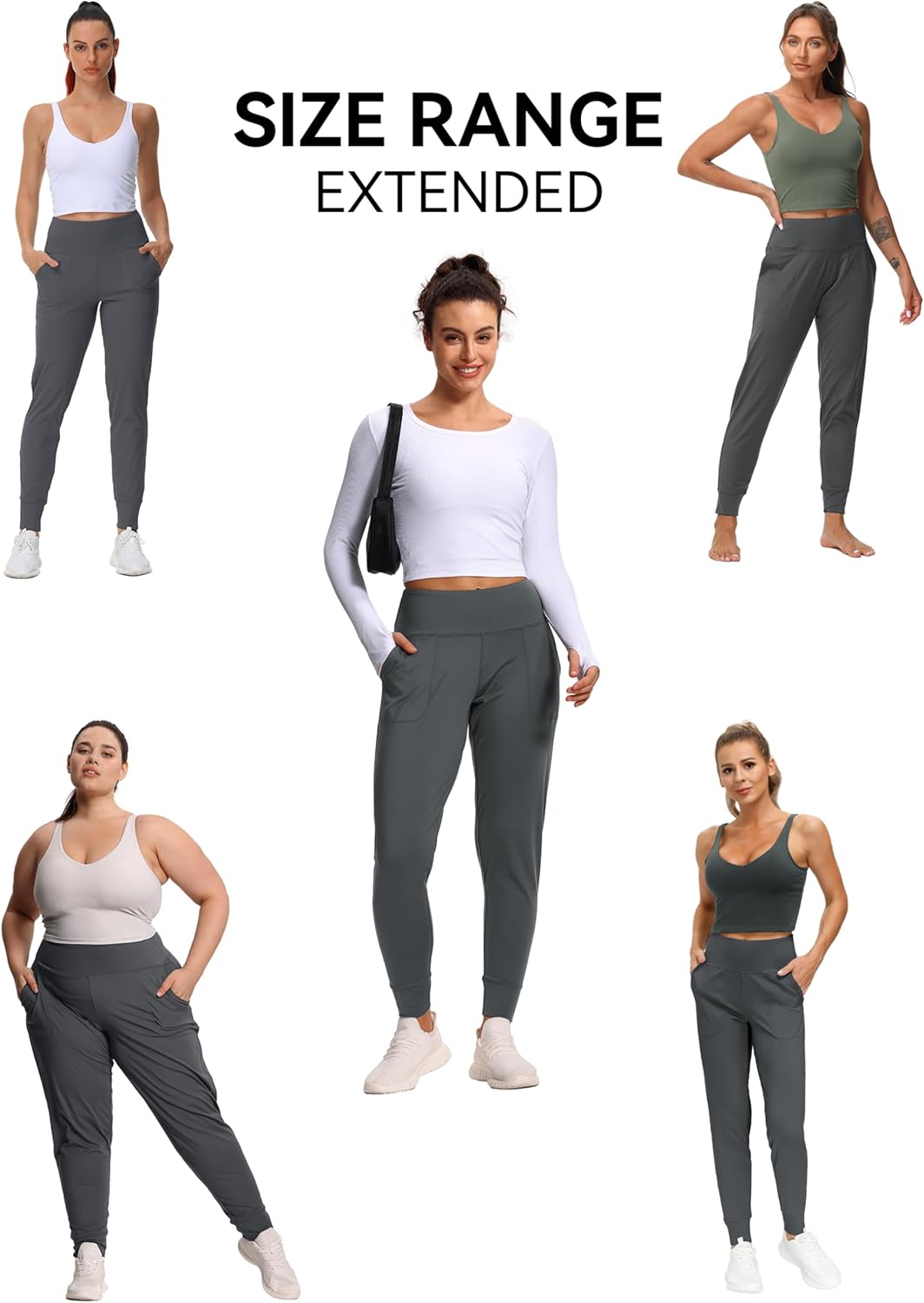 THE GYM PEOPLE Women's Joggers Pants Lightweight Athletic Leggings Tapered Lounge Pants for Workout, Yoga, Running - Image 5