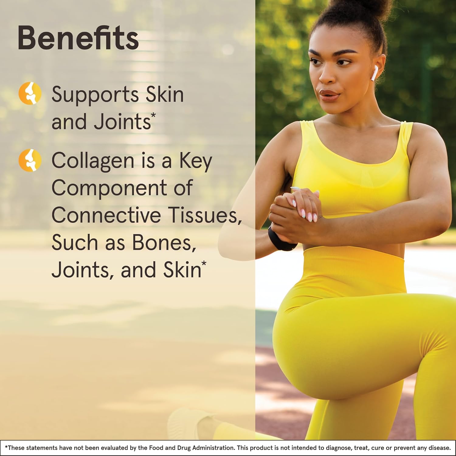 Jarrow Formulas® Type II Collagen Complex 1000 mg Supplements, Supports Skin and Joint Health, 60 Capsules, 30 Day Supply - Image 5