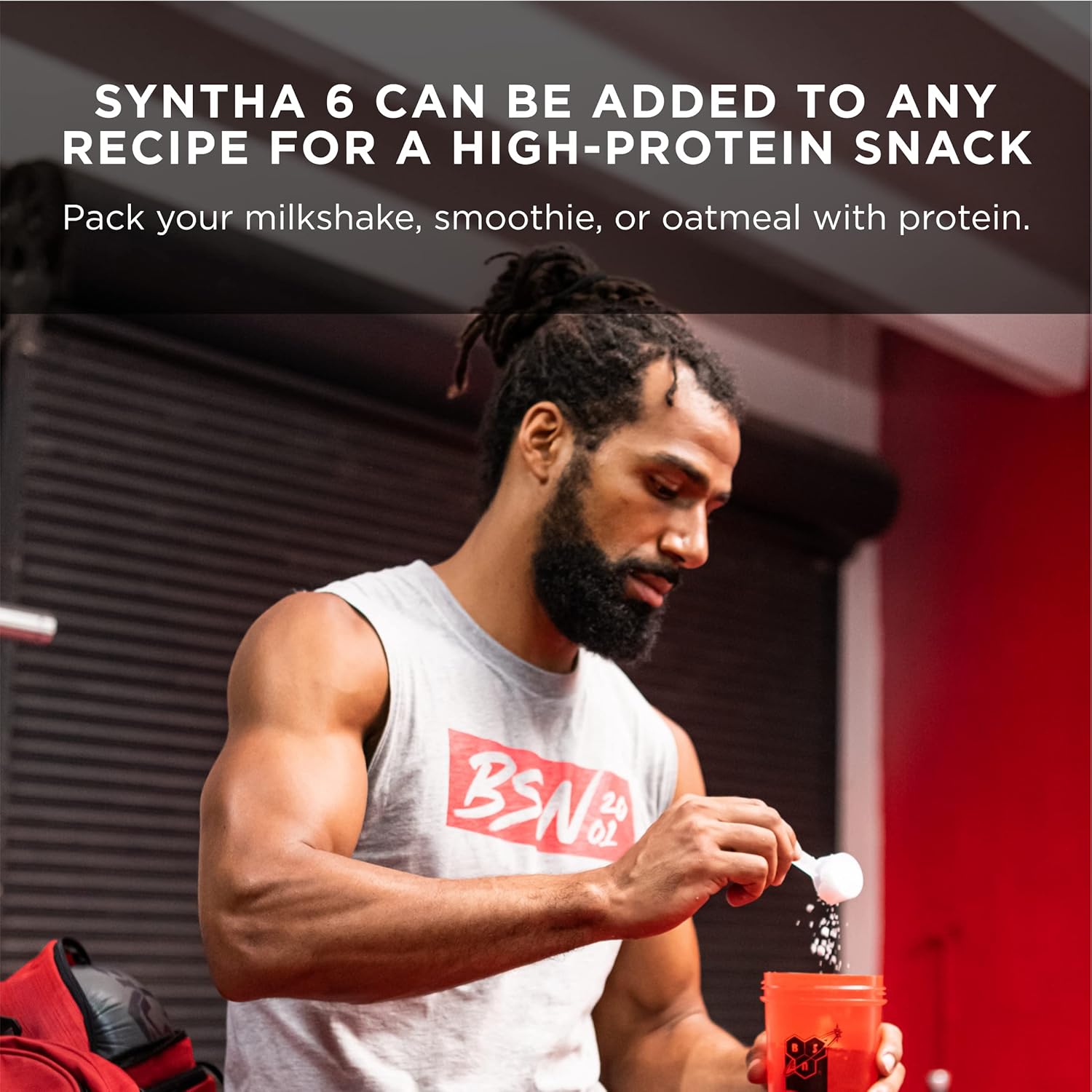 BSN SYNTHA-6 Whey Protein Powder with Micellar Casein, Milk Isolate, Strawberry Milkshake, 48 Servings (Packaging May Vary) - Image 7