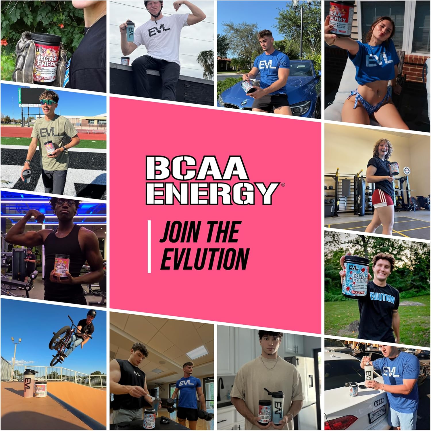 Evlution EVL BCAAs Amino Acids Powder - BCAA Energy Pre Workout Powder for Muscle Recovery Lean Growth and Endurance - Rehydrating Post Workout Recovery Drink with Natural Caffeine - Pink Lemonade - Image 9