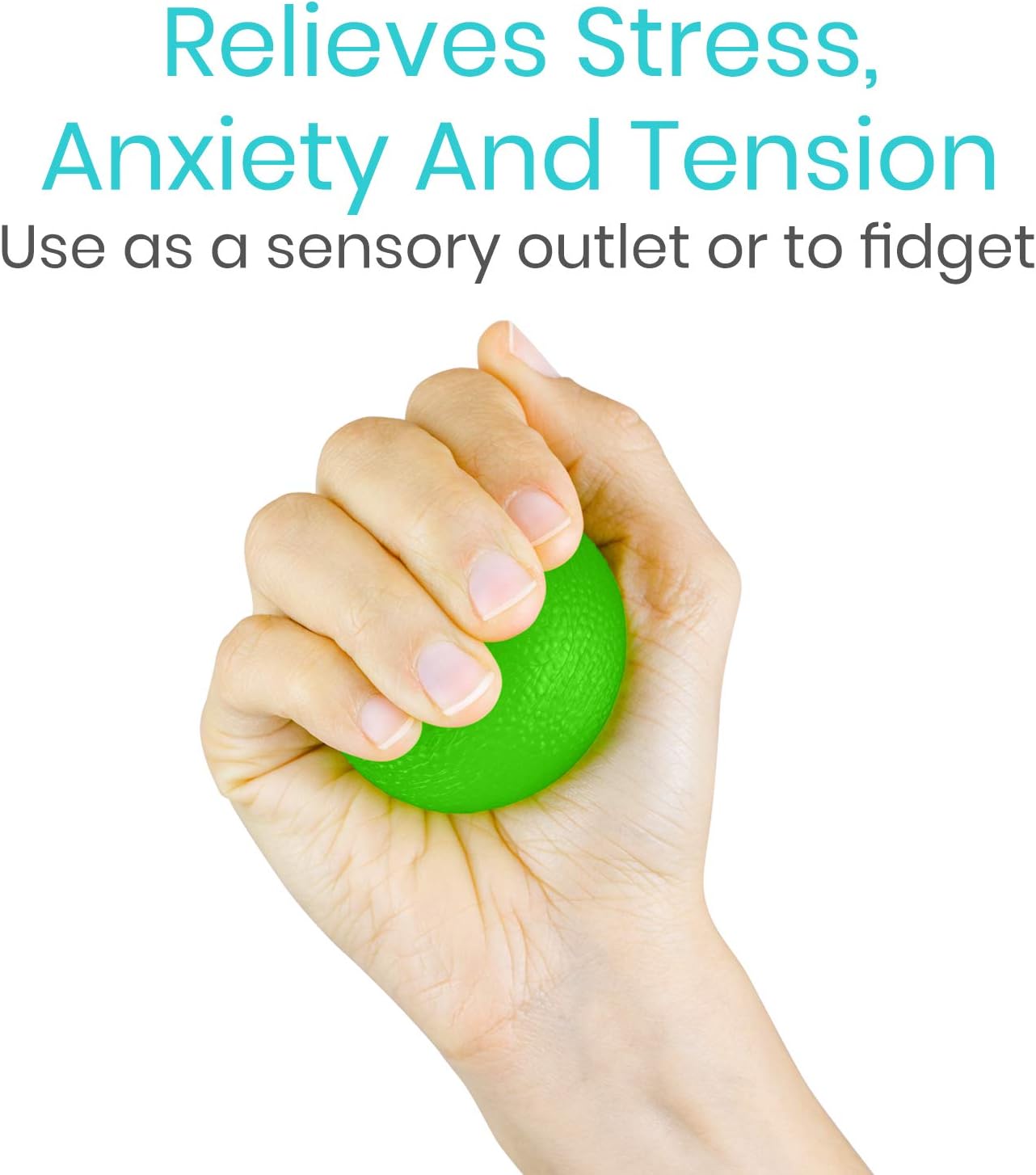 Vive Squeeze Balls for Hand Therapy, Exercise, Arthritis (w/Rehab Video App) - Grip Strengthener Occupational Equipment for Finger, Wrist, Carpal Tunnel, Pain Relief - Image 10