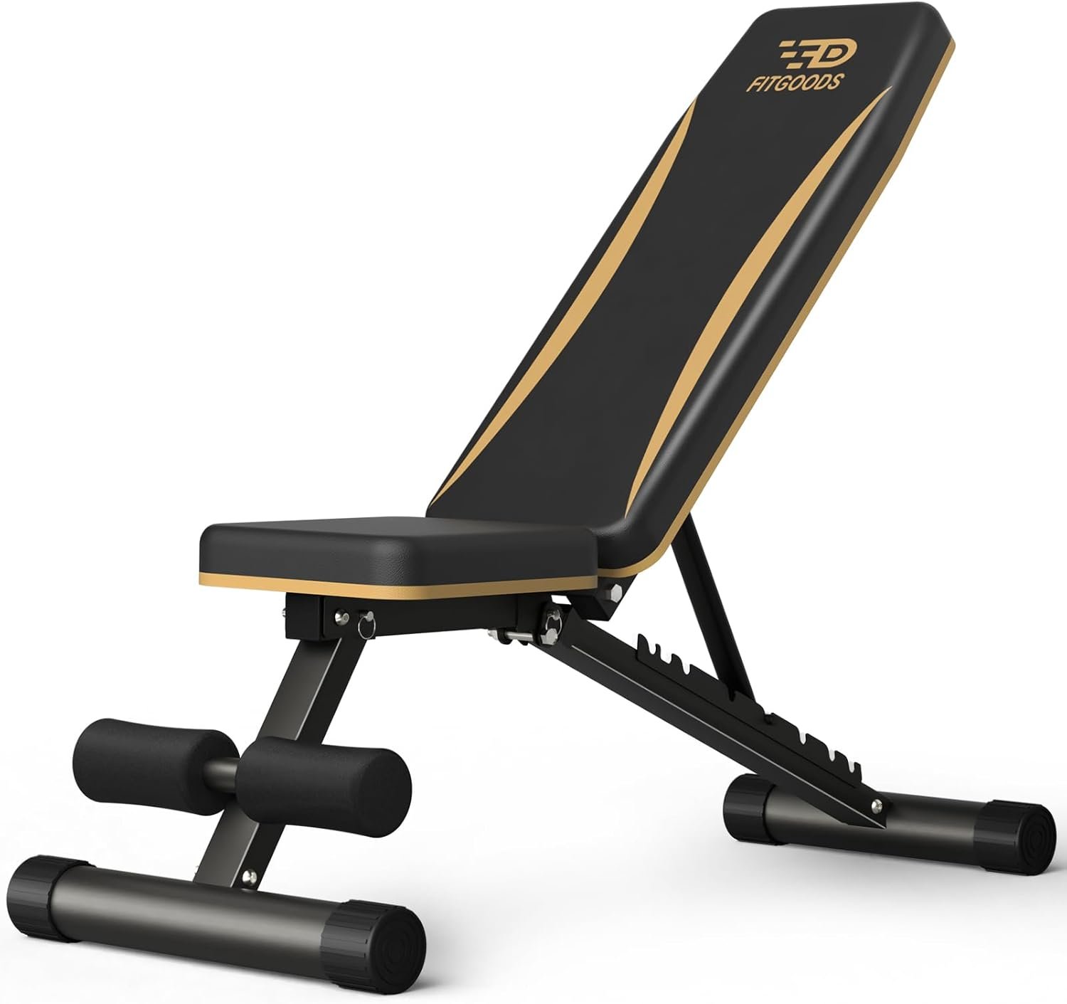 FitGoods Adjustable Weight Bench - Heavy-Duty Foldable Workout Bench for Home Gym, 660 LBS Capacity, Incline & Decline, Multi-Position Strength Training Bench, Compact Storage - Image 2