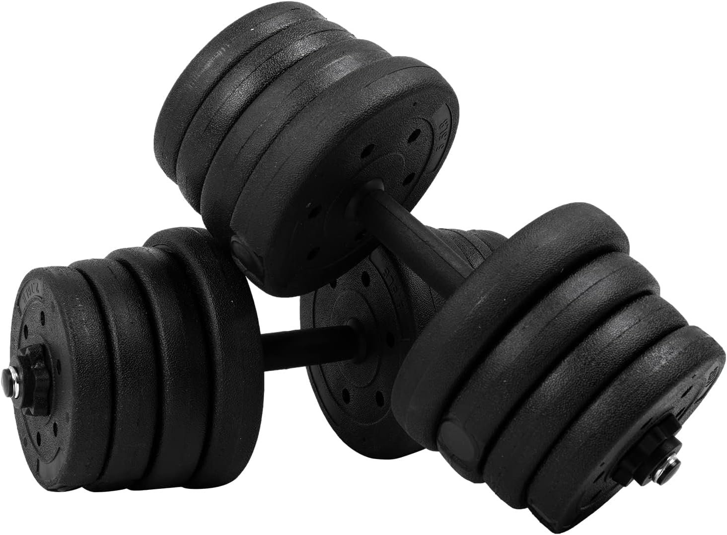 PayLessHere Adjustable Dumbbell Sets 2 in 1 Free Weights 66lbs Dumbbells with Anti-Slip Metal Handle for Men and Women Strength Training Home Gym Workout Equipment for Full Body Workout Fitness(Pair) - Image 2