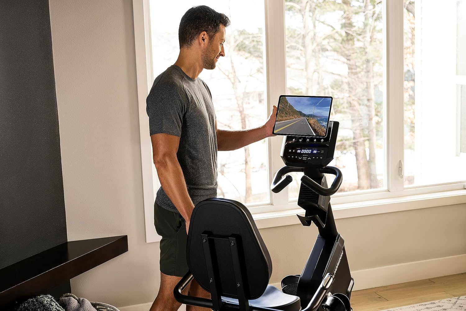 Horizon Fitness 5.0R Recumbent Bike, Fitness & Cardio, Magnetic Resistance Cycling Bike with Bluetooth, Comfort Seat with Lumbar Support, Step-through Frame, and 350lb Weight Capacity - Image 3