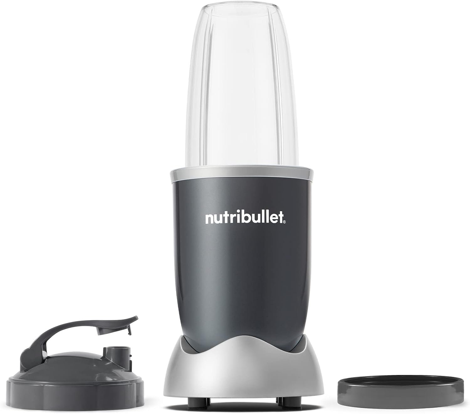 Nutribullet Personal Blender, Shakes, Smoothies, Food Prep, and Frozen Blending, 24 Ounces, 600 Watt, Dark Gray, NBR-0601WM - Image 3