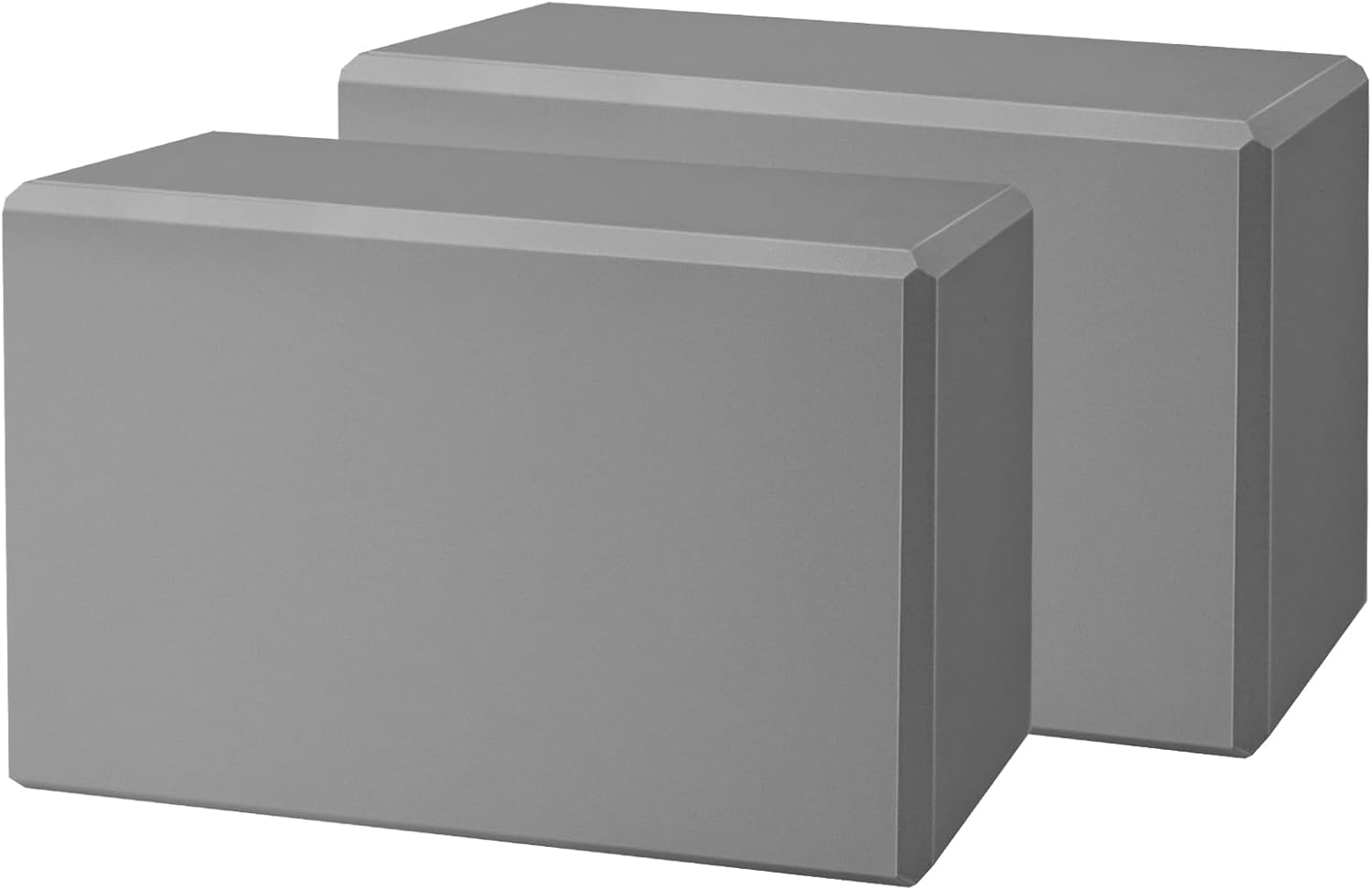 Yoga Blocks| Foam Block Supportive Latex-Free with Beveled Edges, Non-Slip Exercise Blocks for Pilates, Meditation, Balance, Stretching and Deep Poses - Image 2