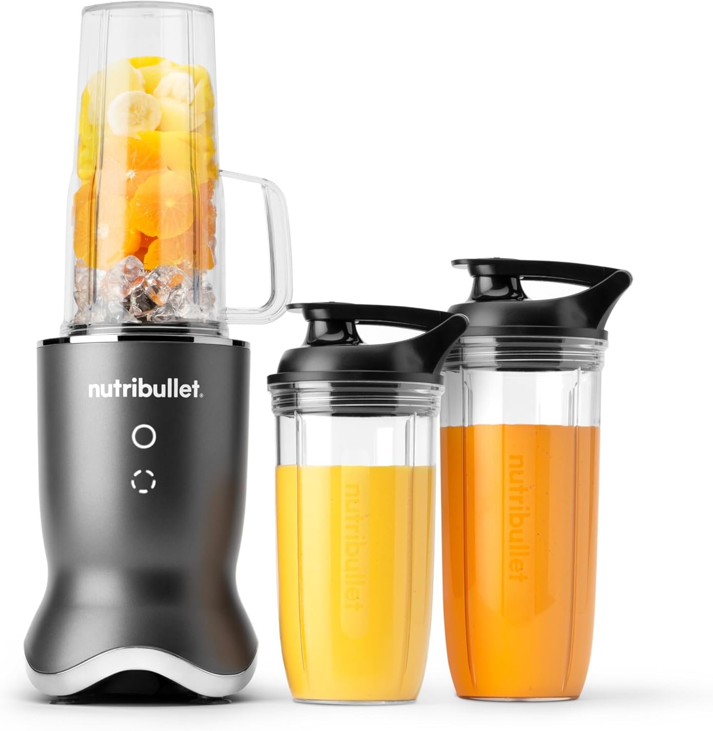 nutribullet® Ultra Personal Blender, 1200W, for Smoothies Shakes & Protein - Quietest Single-Serve Blender with Titanium Coated Blades, 3 BPA-Free Cups (32oz + 24oz), To-Go Lids, Dishwasher Safe, Gray - Image 2