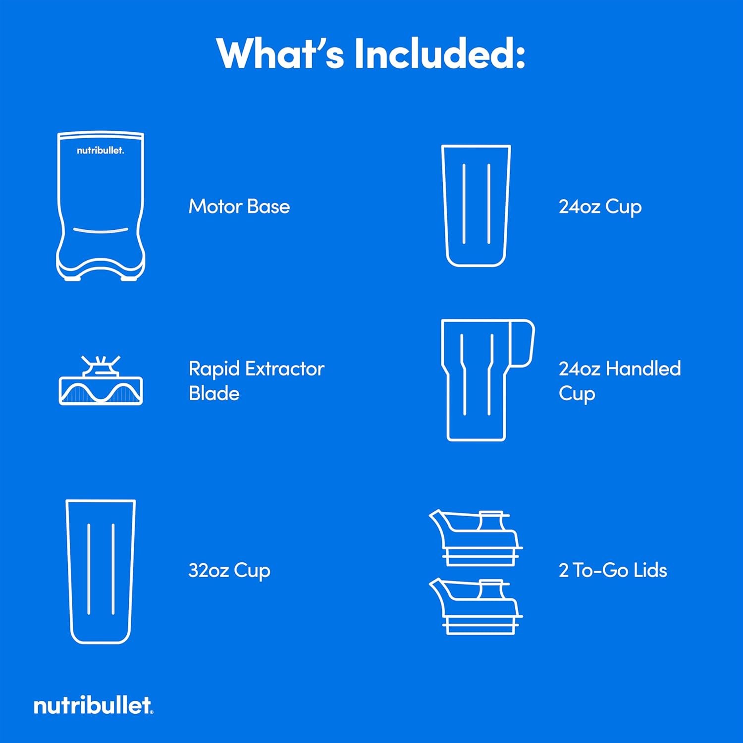 nutribullet® Ultra Personal Blender, 1200W, for Smoothies Shakes & Protein - Quietest Single-Serve Blender with Titanium Coated Blades, 3 BPA-Free Cups (32oz + 24oz), To-Go Lids, Dishwasher Safe, Gray - Image 11