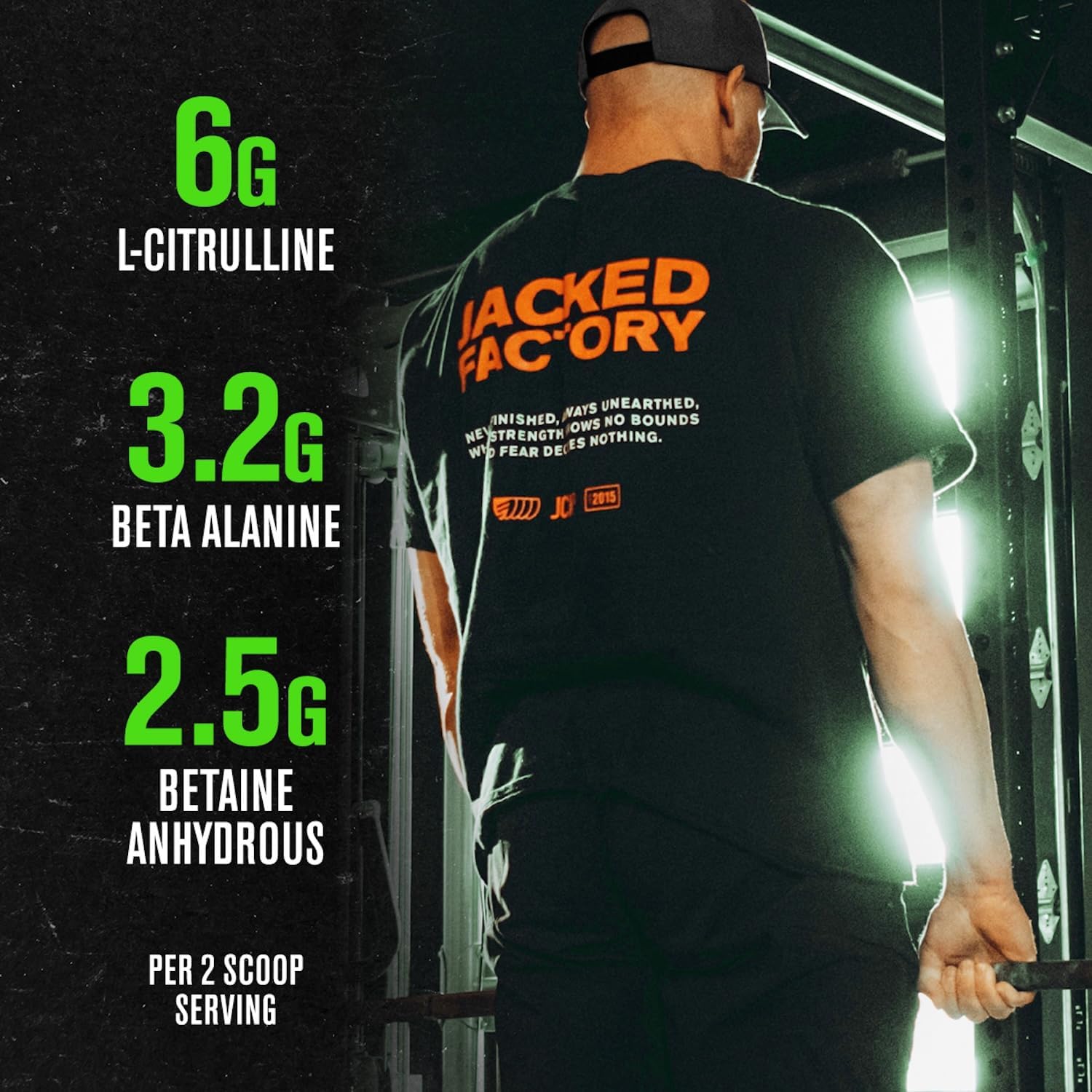 Jacked Factory NITROSURGE Pre Workout Supplement - Endless Energy, Instant Strength Gains, Clear Focus, Intense Pumps - NO Booster & Powerful Preworkout Energy Powder - 30 Servings, Green Apple - Image 9