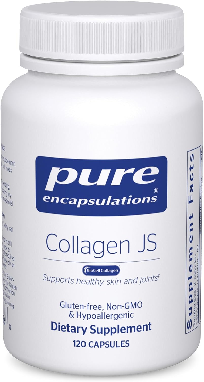 Pure Encapsulations Collagen JS - Skin & Joint Health* - 1,000 mg Hydrolyzed Biocell Collagen - Gluten Free & Non-GMO - 120 Capsules - Image 2