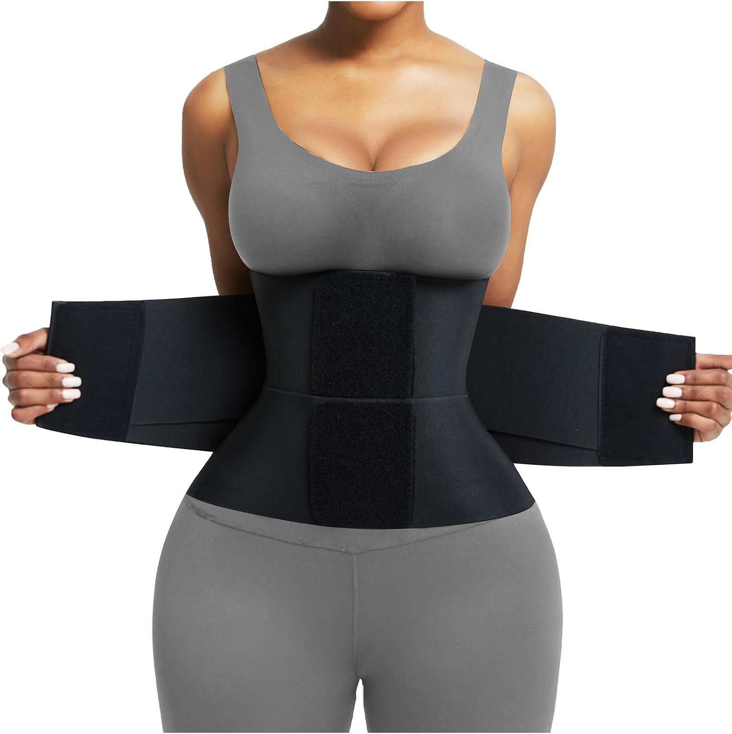 FeelinGirl Waist Trainer Belt Cincher Corset Tummy Control Faja Body Shaper - Image 2
