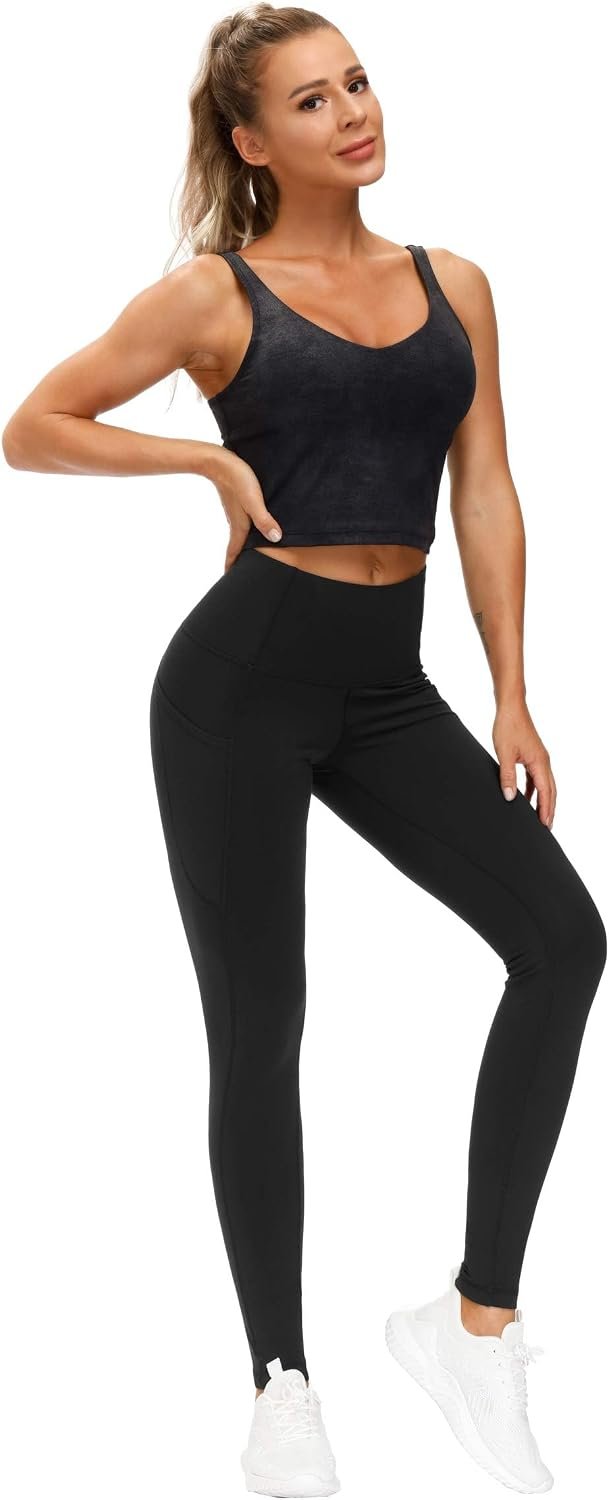 THE GYM PEOPLE Women's Thick High Waist Yoga Pants Workout Leggings - Image 7
