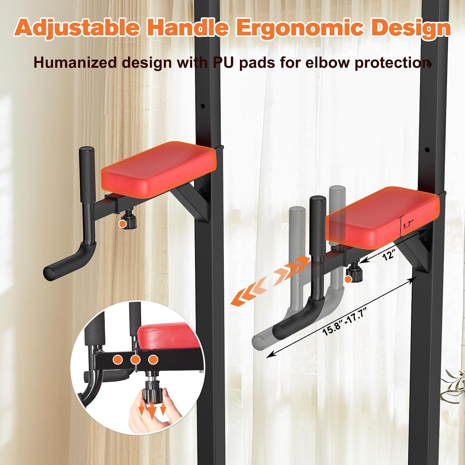 RELIFE REBUILD YOUR LIFE Pull Up Bar Free Standing Power Tower for Home Gym - Image 4