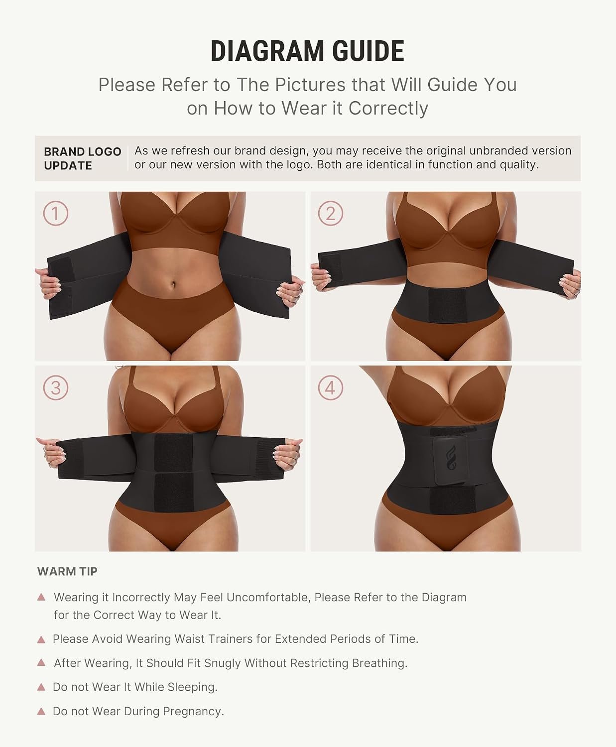 FeelinGirl Waist Trainer Belt Cincher Corset Tummy Control Faja Body Shaper - Image 6