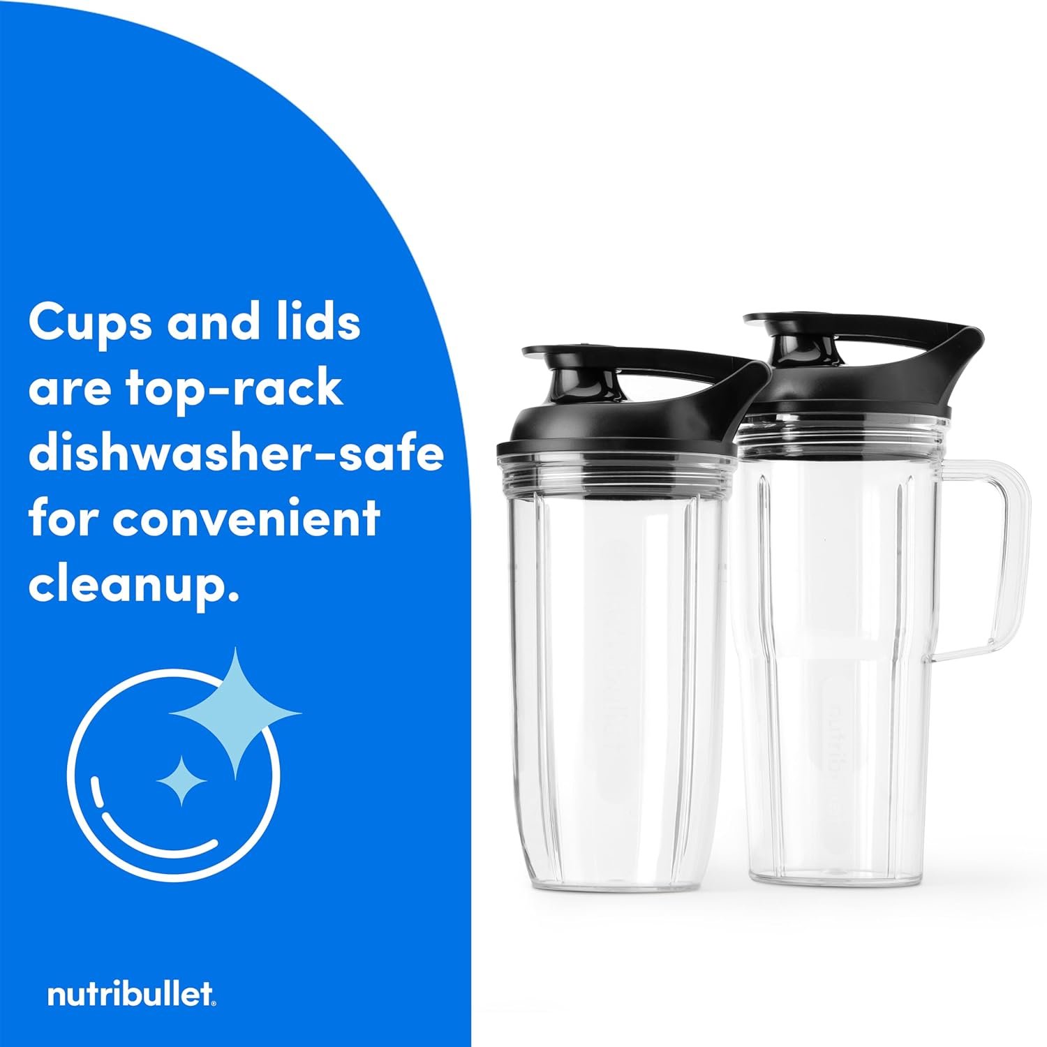 nutribullet® Ultra Personal Blender, 1200W, for Smoothies Shakes & Protein - Quietest Single-Serve Blender with Titanium Coated Blades, 3 BPA-Free Cups (32oz + 24oz), To-Go Lids, Dishwasher Safe - Image 9