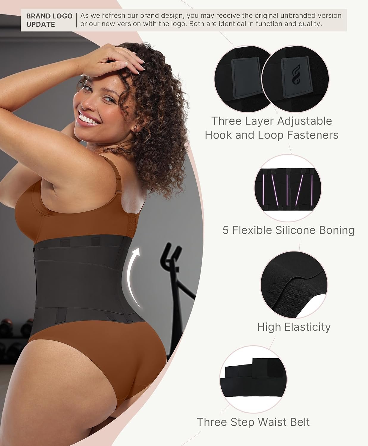 FeelinGirl Waist Trainer Belt Cincher Corset Tummy Control Faja Body Shaper - Image 3