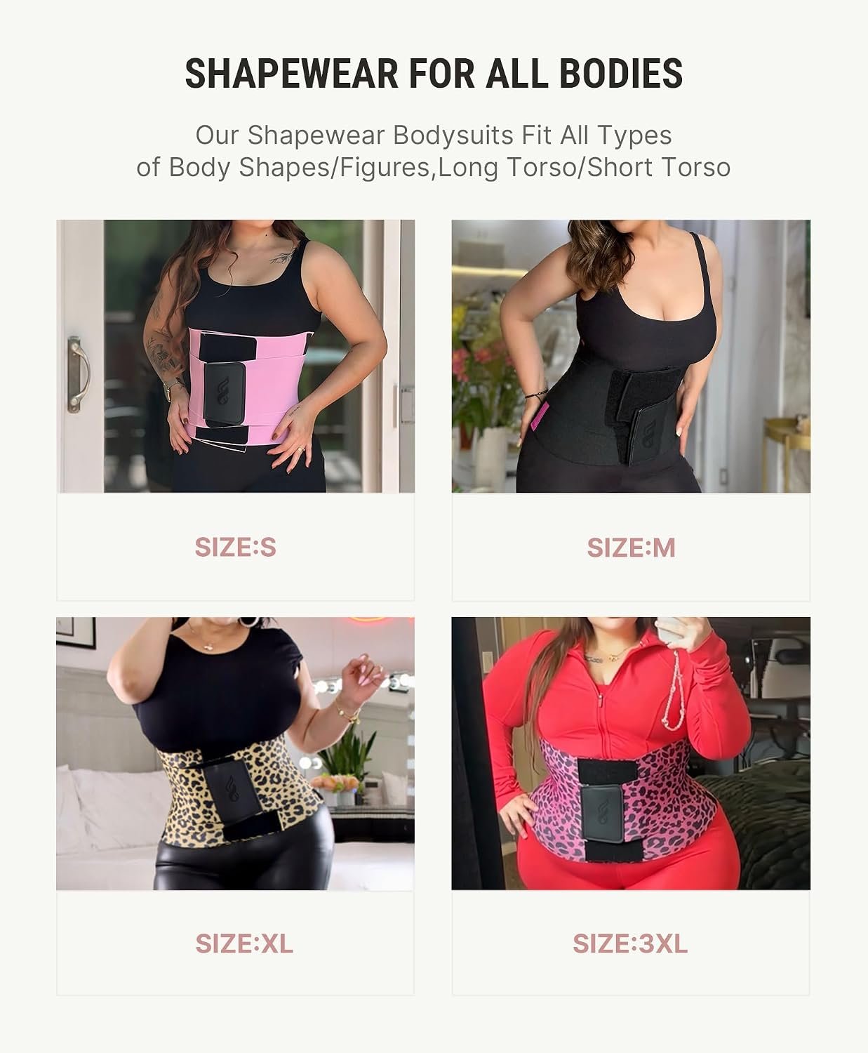 FeelinGirl Waist Trainer Belt Cincher Corset Tummy Control Faja Body Shaper - Image 7