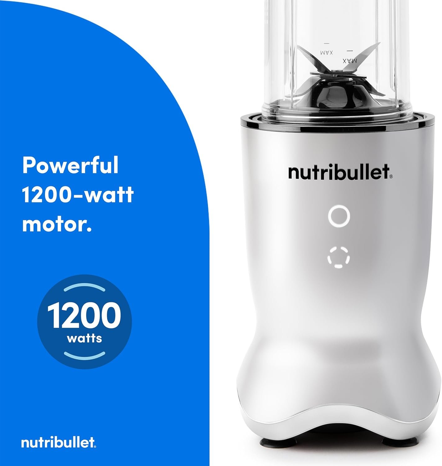 nutribullet® Ultra Personal Blender, 1200W, for Smoothies Shakes & Protein - Quietest Single-Serve Blender with Titanium Coated Blades, 3 BPA-Free Cups (32oz + 24oz), To-Go Lids, Dishwasher Safe - Image 5