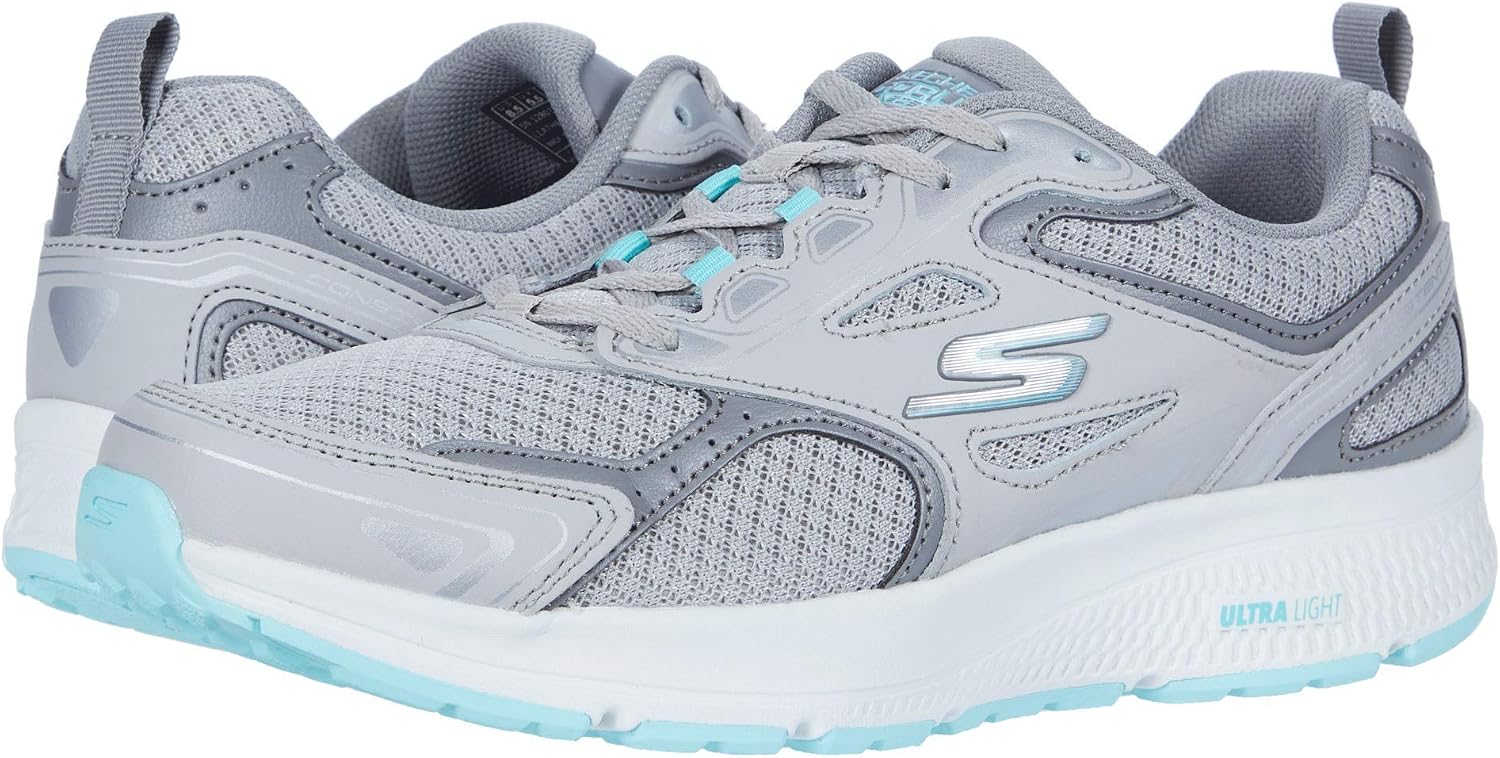 Skechers Women's Go Run Consistent Sneaker | Air-Cooled Goga Mat Insole, Ultra Light Cushioning, M-Strike Technology, Leather and Mesh Upper - Image 4