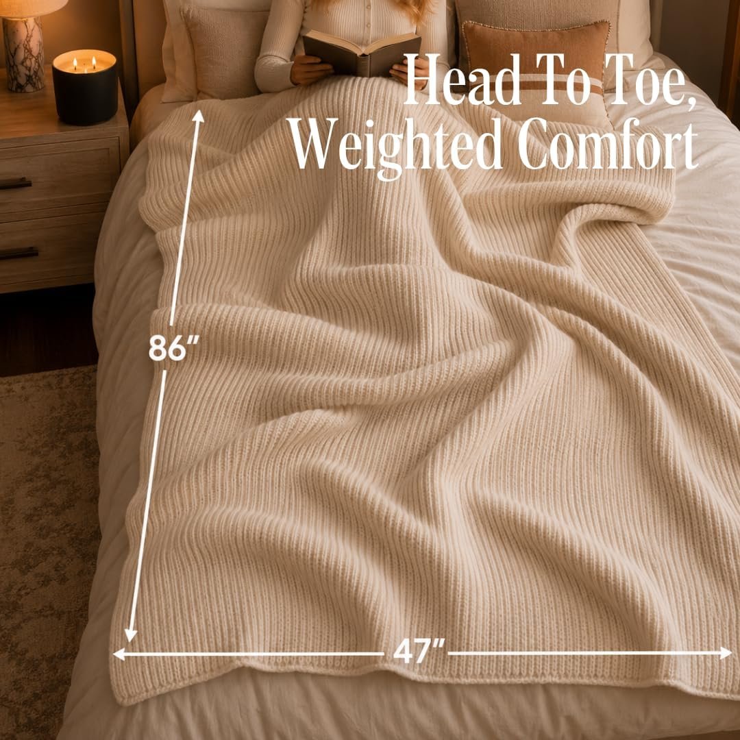 Preston Lane Greenwich Weighted Blanket for Adults 15 lbs, Heavy, 86x47 in - Image 6