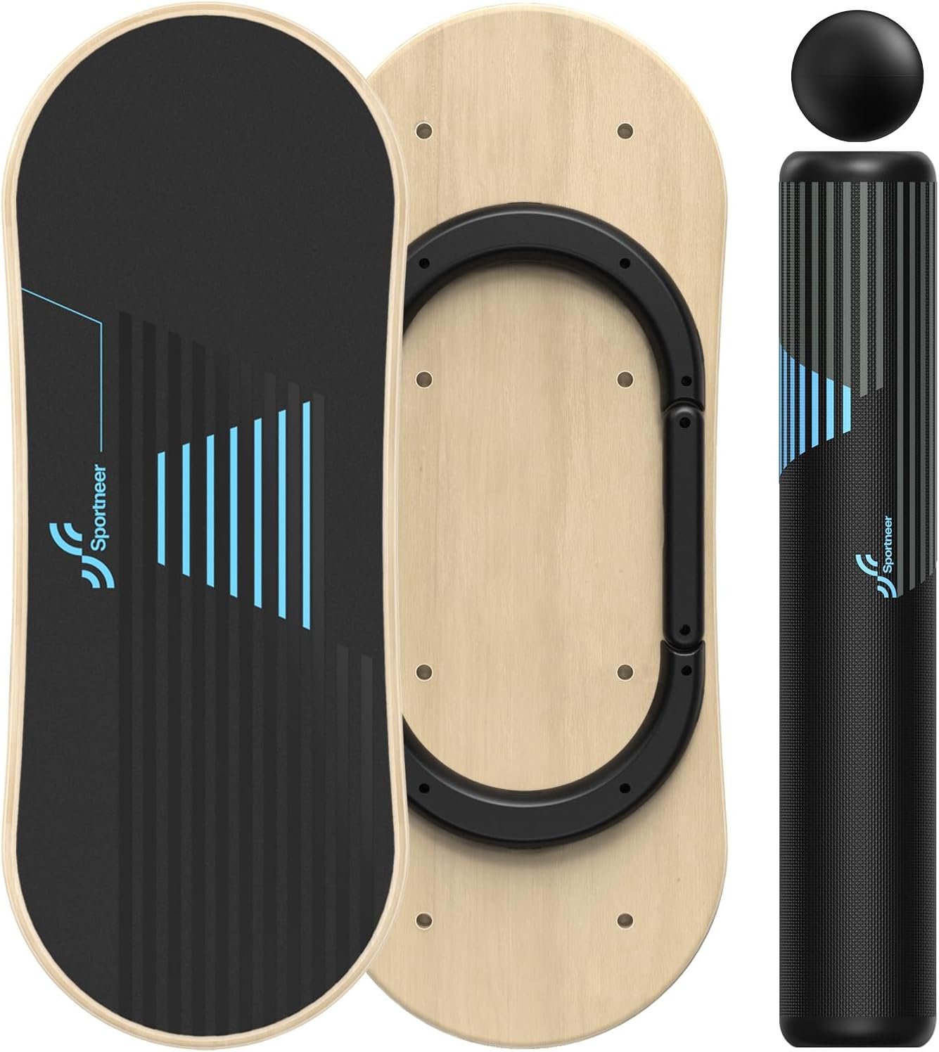 Sportneer Balance Board, 7-Mode Balance Trainer with Roller & Ball | 7-in-1, Ideal for Home Workouts, Balance Training, Core Exercises and Physical Therapy - Image 10
