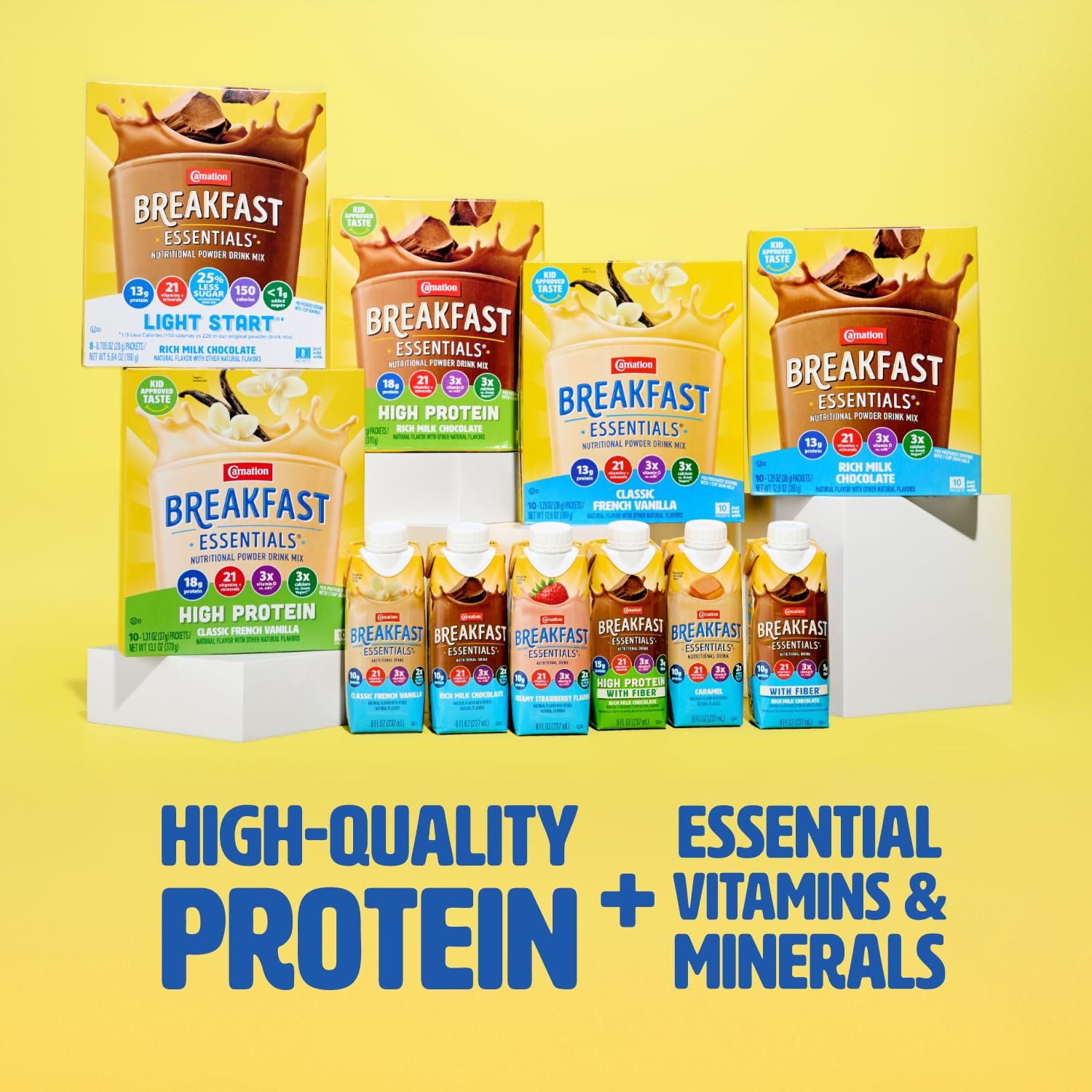 Carnation Breakfast Essentials High Protein Nutritional Drink, Strawberry - Image 4