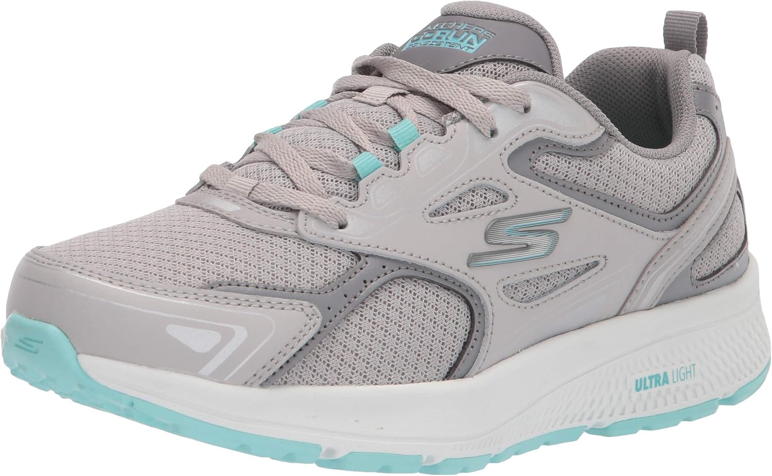 Skechers Women's Go Run Consistent Sneaker | Air-Cooled Goga Mat Insole, Ultra Light Cushioning, M-Strike Technology, Leather and Mesh Upper - Image 2