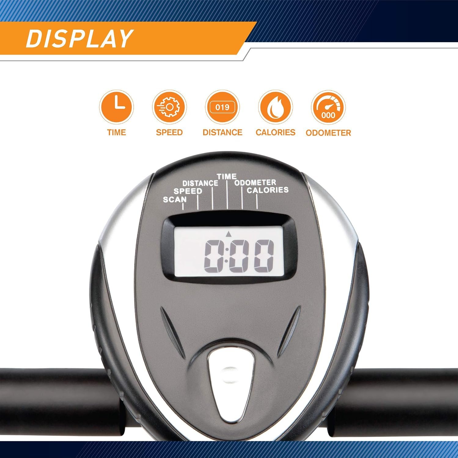 Marcy Home Fitness Personal Exercise Bike with Adjustable Magnetic Resistance for Cardio Workout and Cycle Training - Image 4