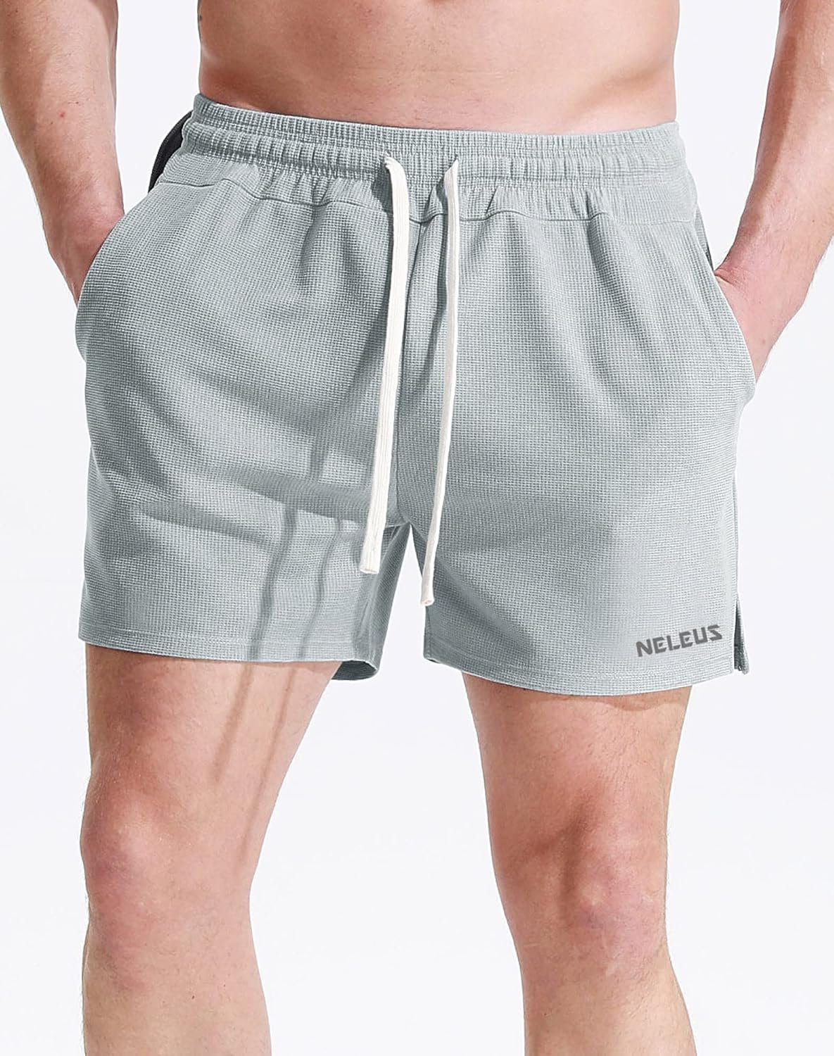 NELEUS Men's 7 inch Running Shorts Athletic Gym Workout Shorts with Pockets - Image 6
