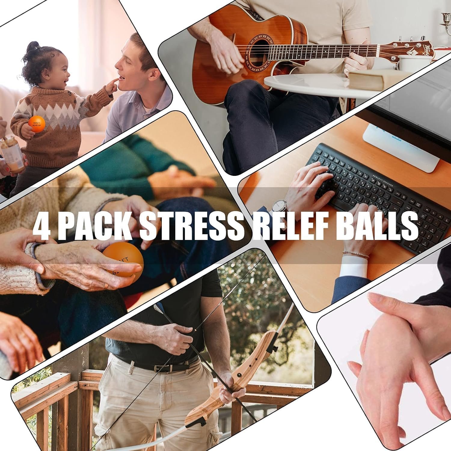KDG Motivational Stress Balls(4 Pack) for Kids and Adults,Stress Relief Ball with Quetos to Rrelieve Anxiety and Manage Anger | Stress Relief Ball with Quetos to Rrelieve Anxiety and Manage Anger - Image 3