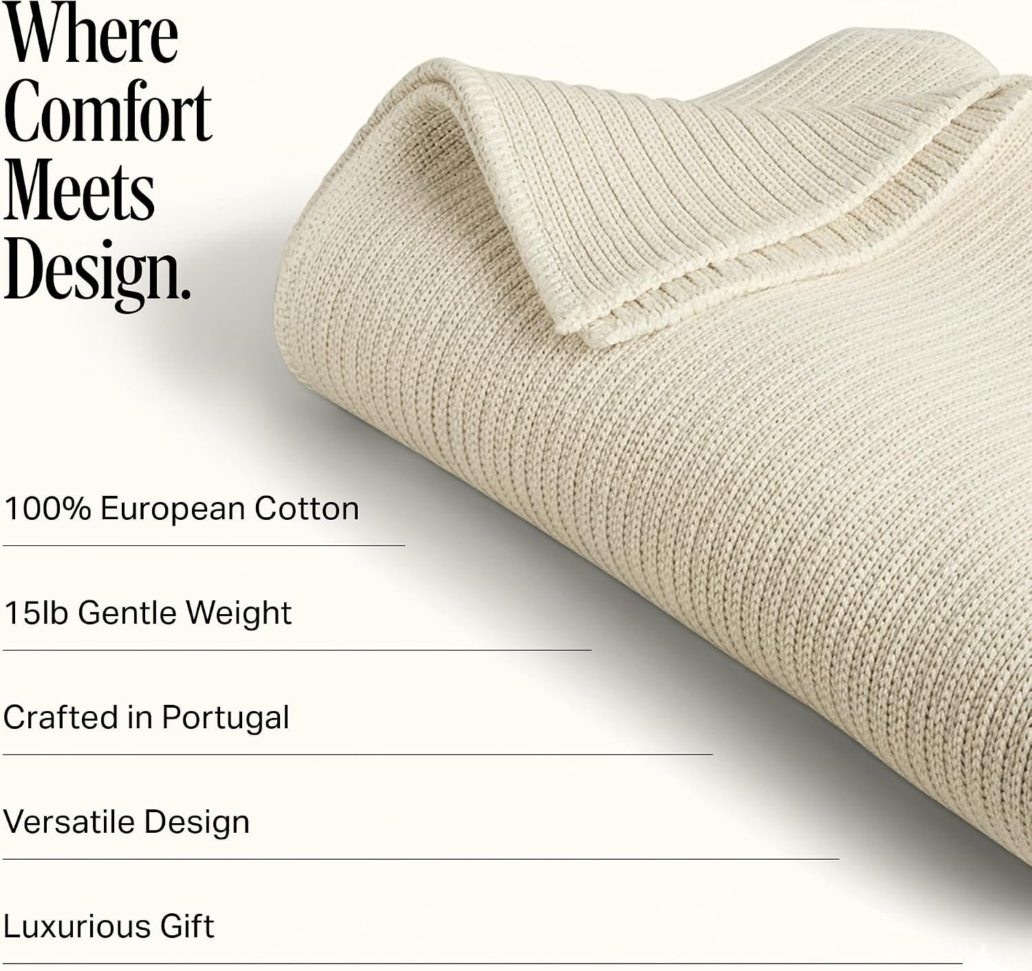 Preston Lane Greenwich Weighted Blanket for Adults 15 lbs, Heavy, 86x47 in - Image 5