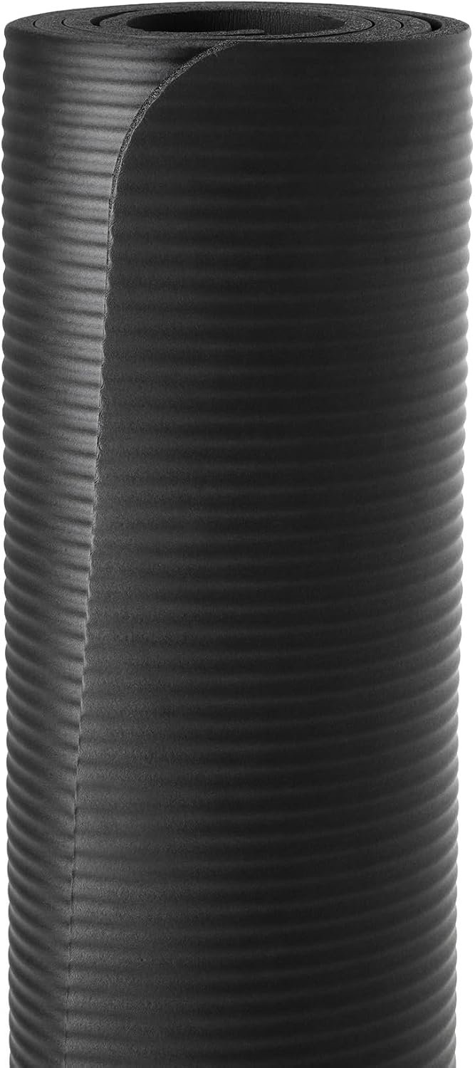 Amazon Basics Extra Thick Exercise Yoga Mat with Carrying Strap - Image 3