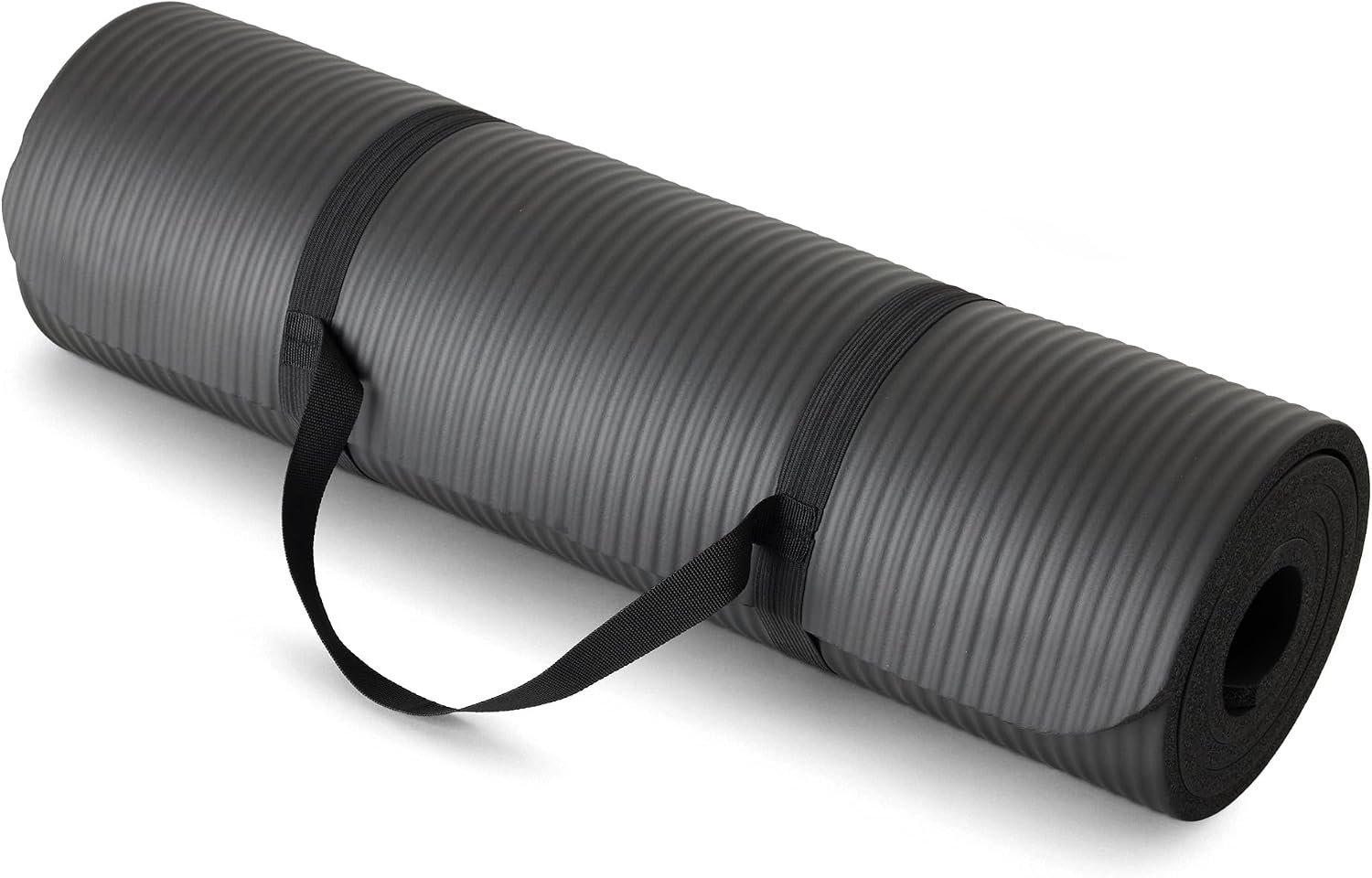 Amazon Basics Extra Thick Exercise Yoga Mat with Carrying Strap - Image 2