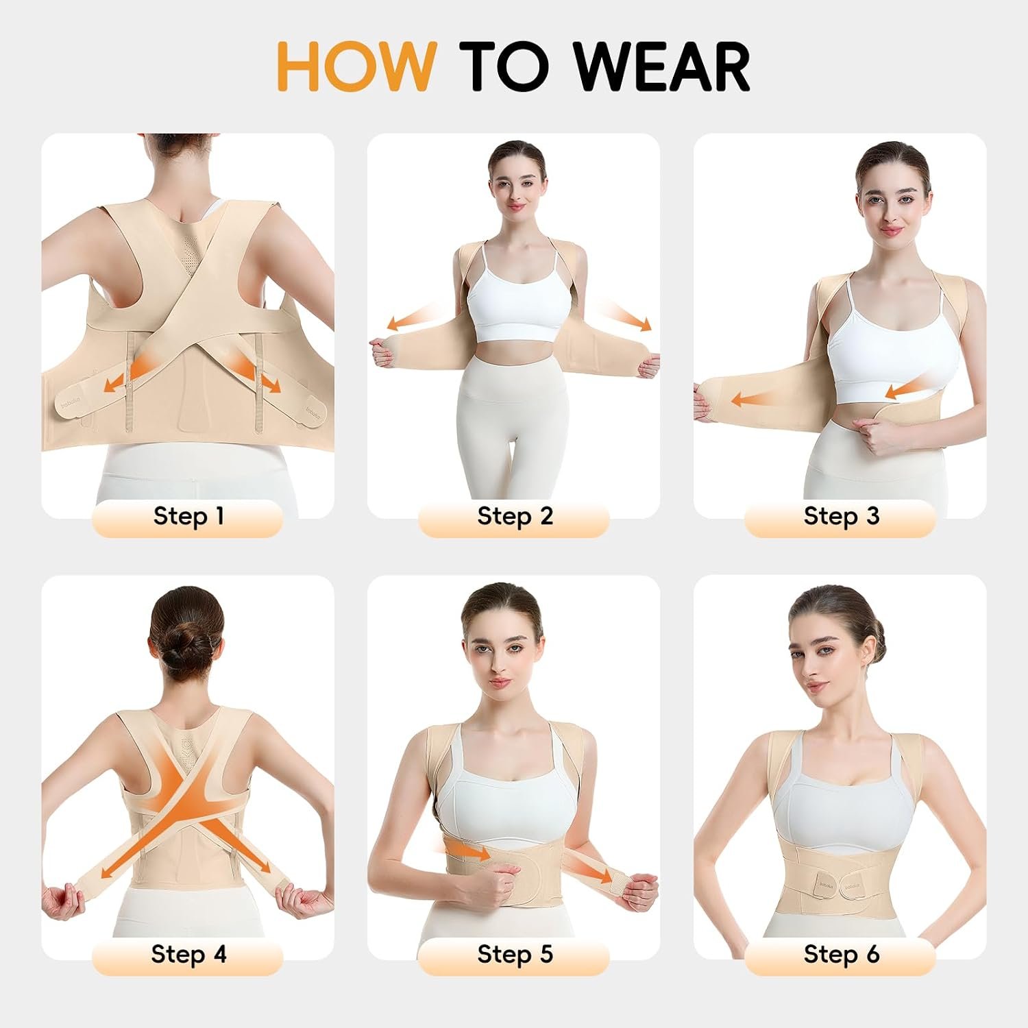 babaka Posture Corrector for Women, Adjustable Shoulder & Back Brace - Image 8