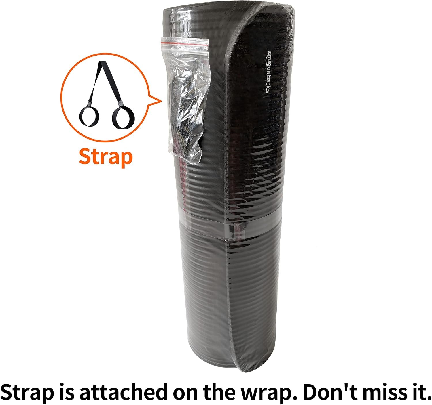 Amazon Basics Extra Thick Exercise Yoga Mat with Carrying Strap - Image 9