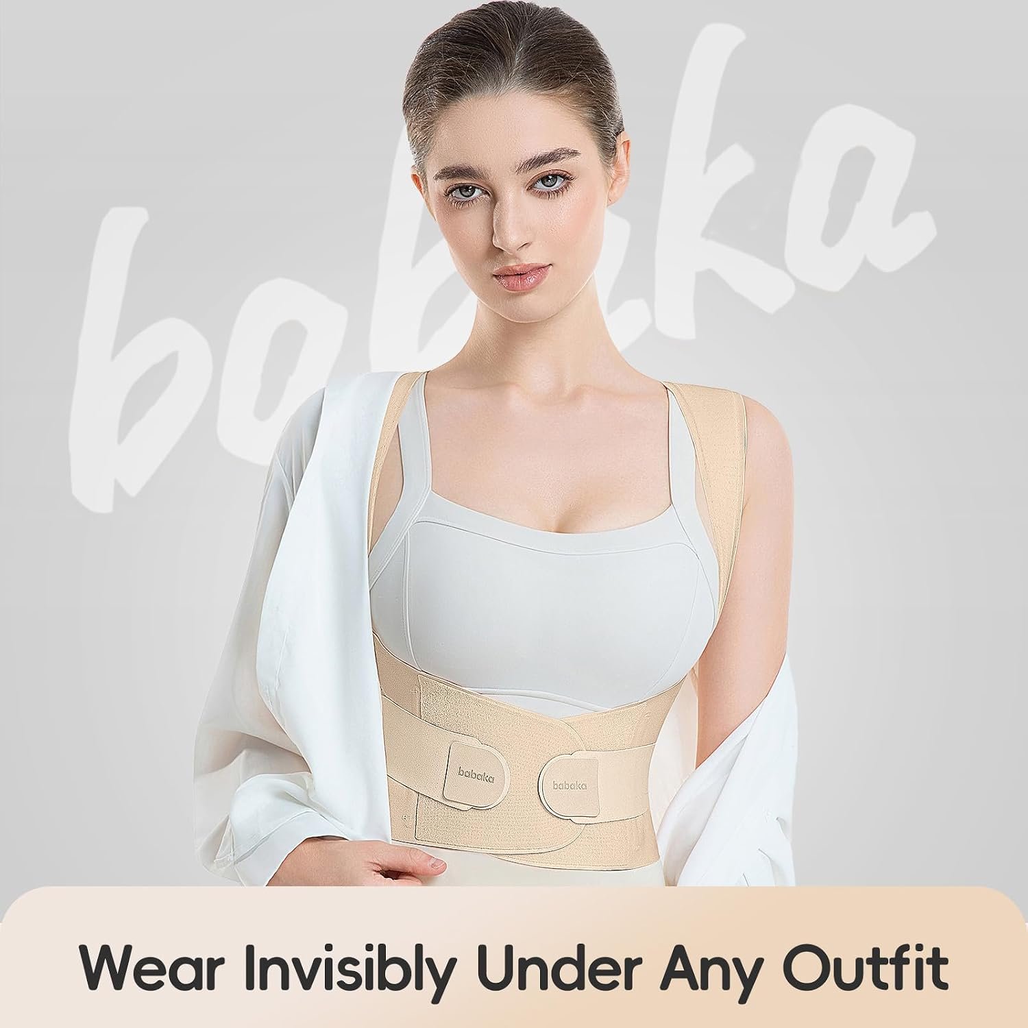 babaka Posture Corrector for Women, Adjustable Shoulder & Back Brace - Image 3